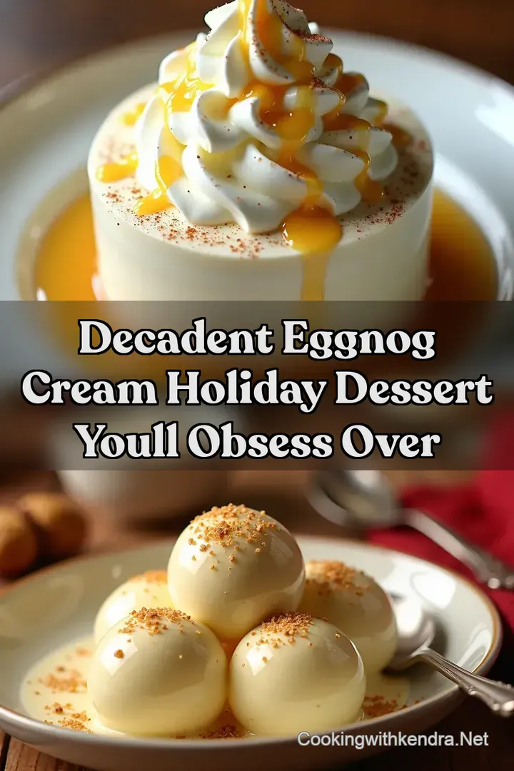 Decadent Eggnog Cream Holiday Dessert Youll Obsess Over