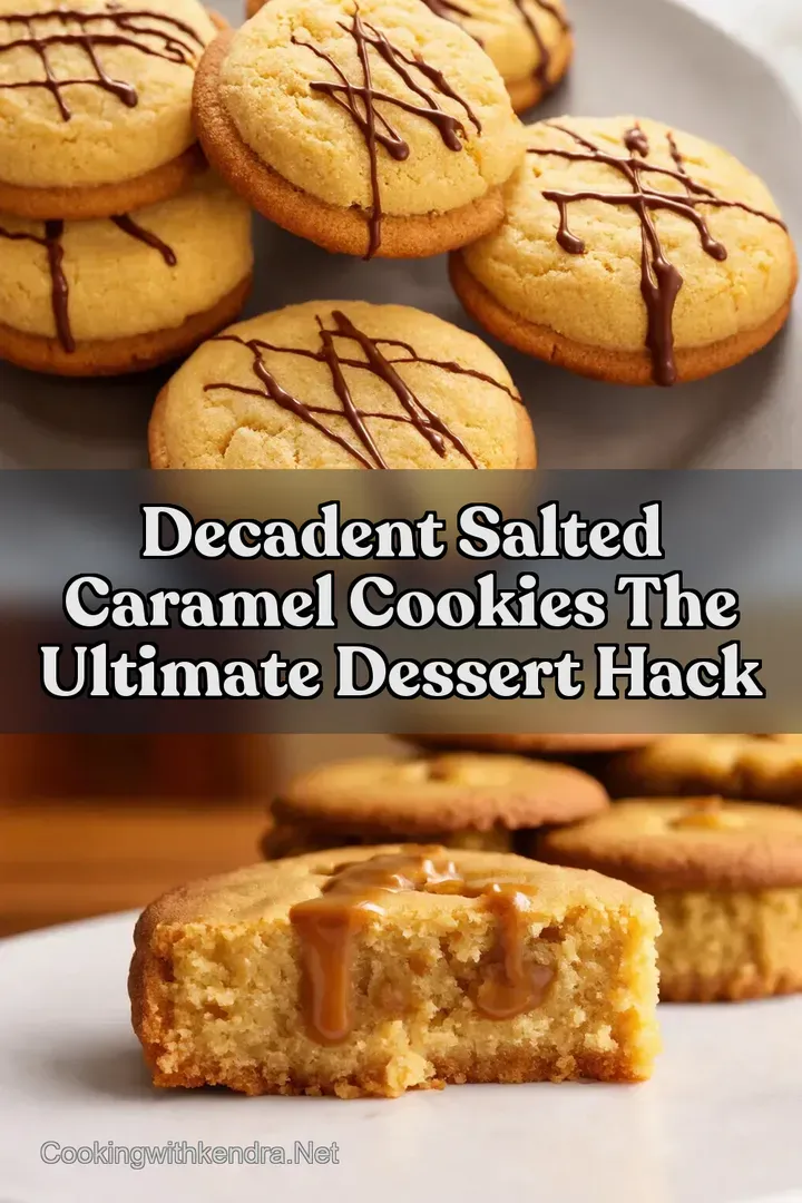 Decadent Salted Caramel Cookies The Ultimate Dessert Hack