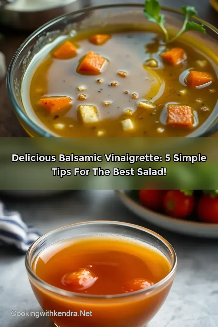 Delicious Balsamic Vinaigrette: 5 Simple Tips for the Best Salad!