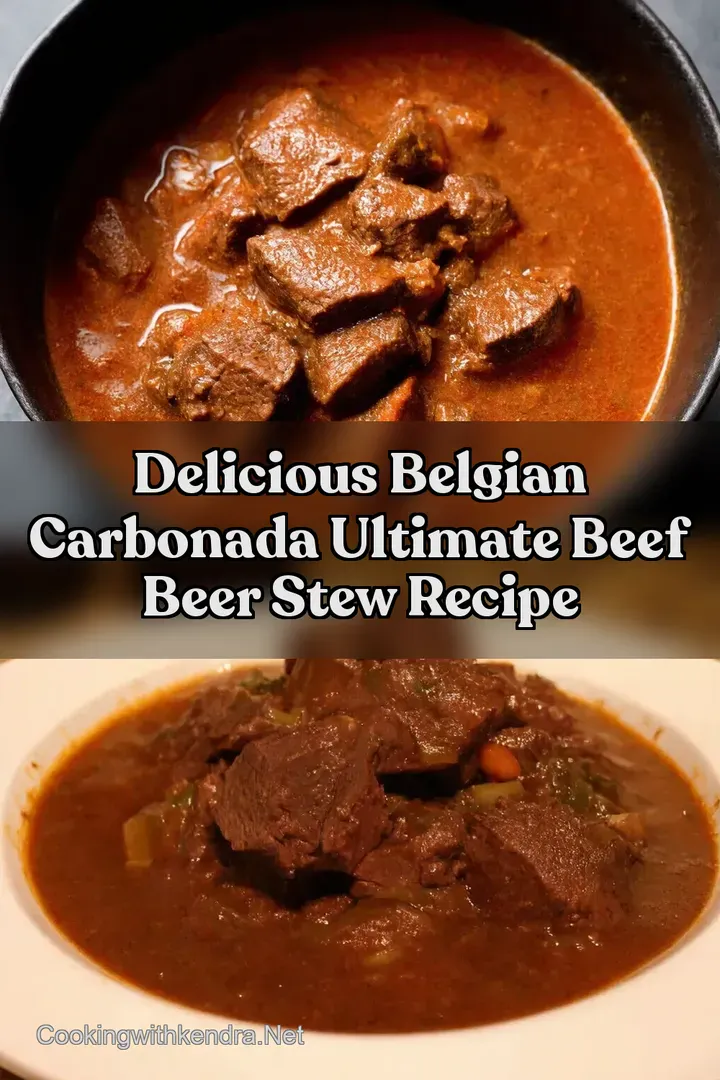 Delicious Belgian Carbonada Ultimate Beef Beer Stew Recipe : PIN FOR LATER Delicious Belgian Carbonada Ultimate Beef Beer Stew Recipe