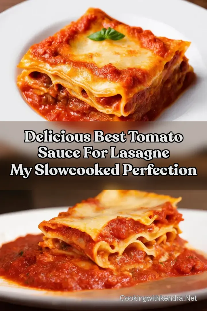 Delicious Best Tomato Sauce for Lasagne My SlowCooked Perfection