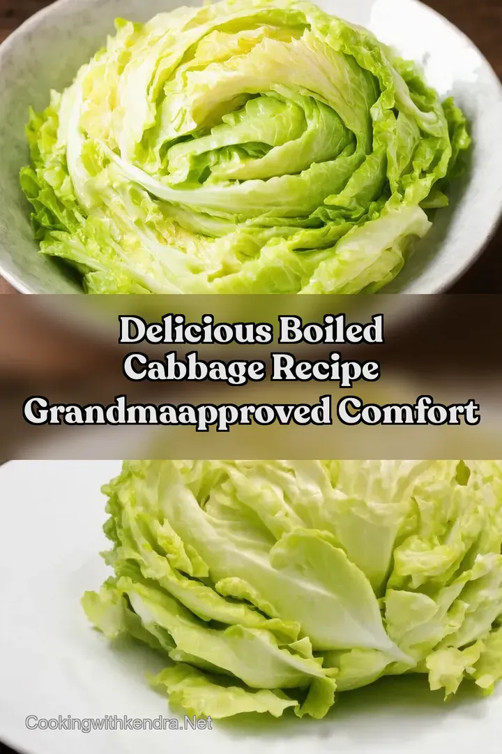 Delicious Boiled Cabbage Recipe GrandmaApproved Comfort : PIN FOR LATER Delicious Boiled Cabbage Recipe GrandmaApproved Comfort