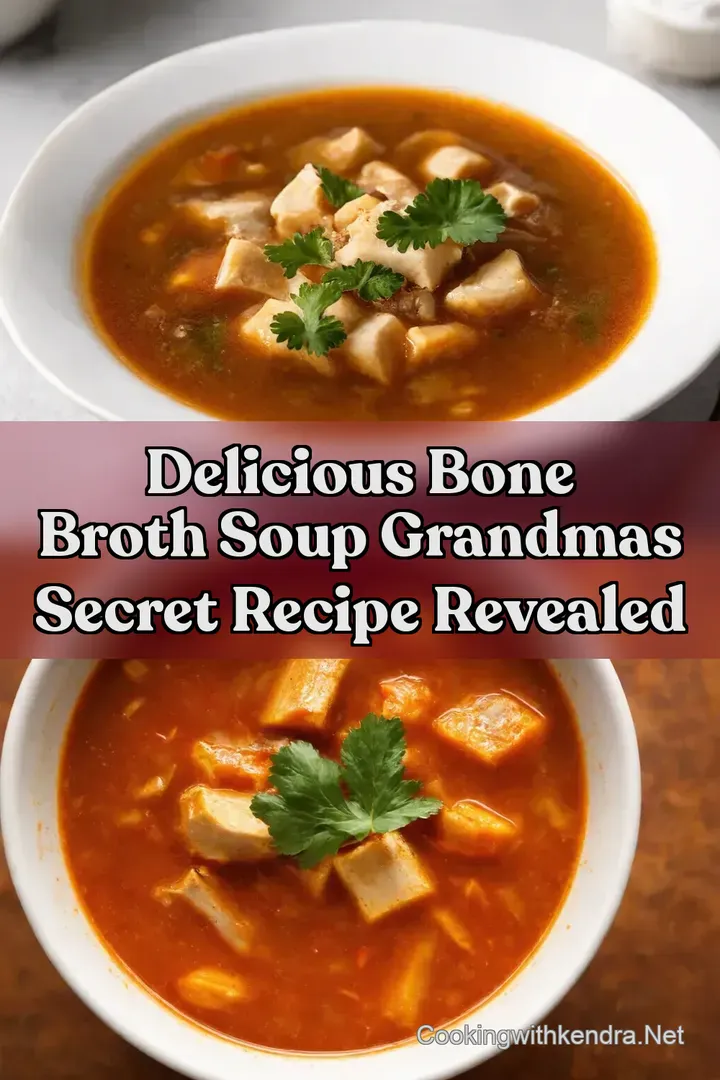 Delicious Bone Broth Soup Grandmas Secret Recipe Revealed : PIN FOR LATER Delicious Bone Broth Soup Grandmas Secret Recipe Revealed