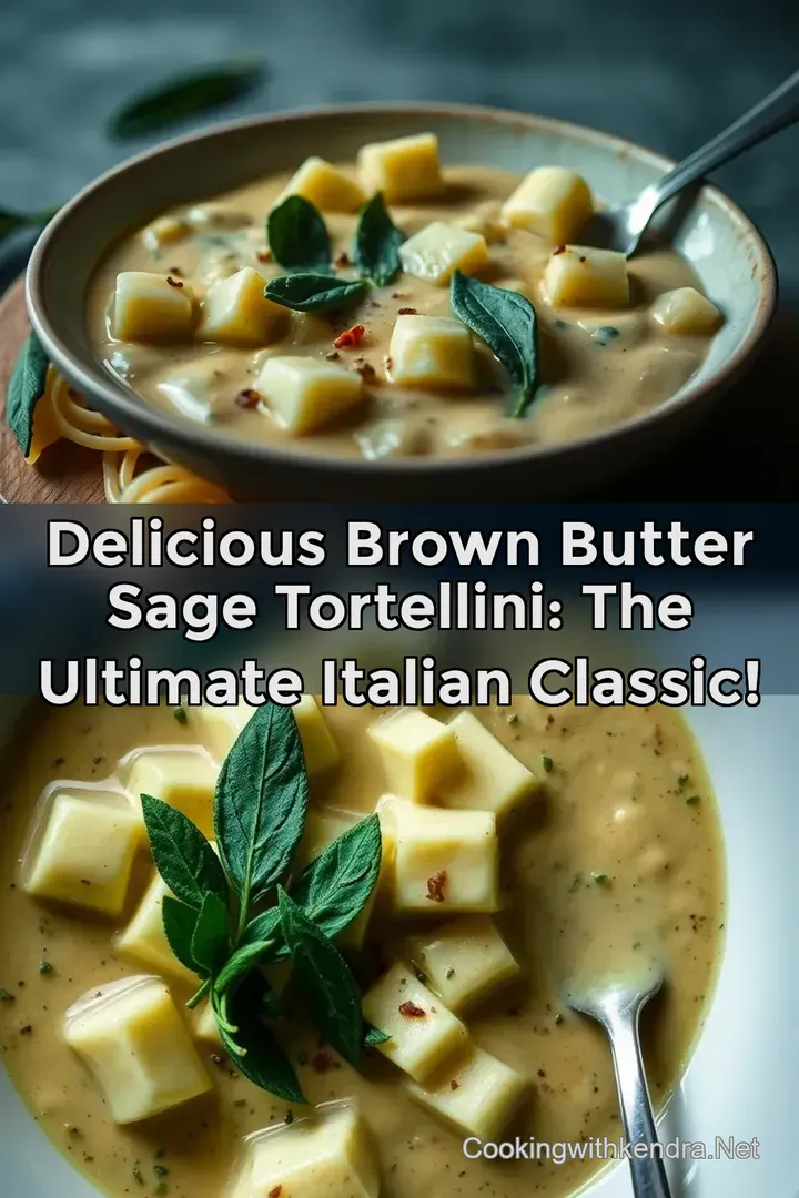 Delicious Brown Butter Sage Tortellini: The ULTIMATE Italian Classic!