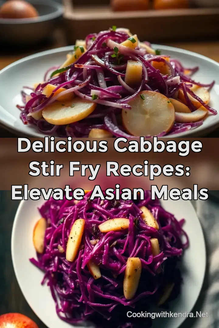 Delicious Cabbage Stir Fry Recipes: Elevate Asian Meals
