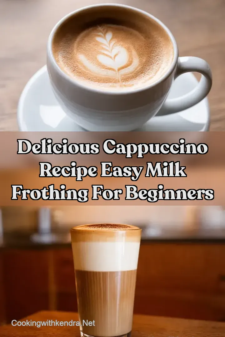 Delicious Cappuccino Recipe Easy Milk Frothing for Beginners : PIN FOR LATER Delicious Cappuccino Recipe Easy Milk Frothing for Beginners
