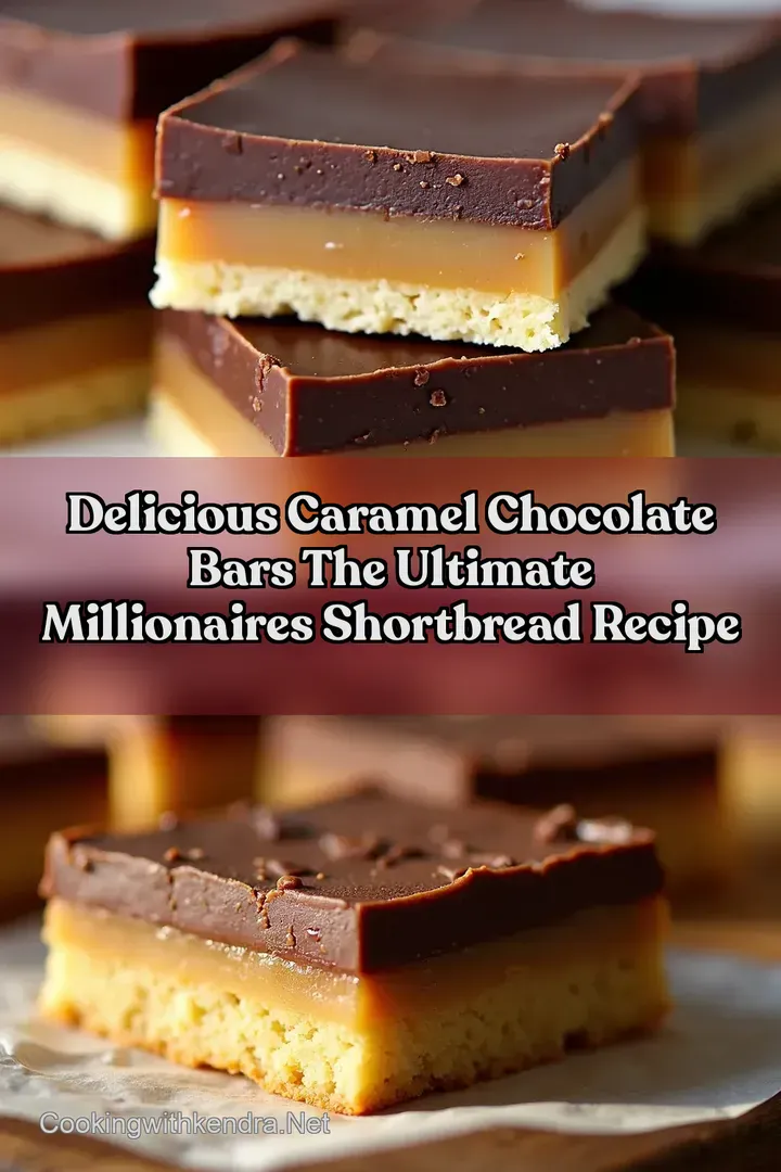 Delicious Caramel Chocolate Bars The Ultimate Millionaires Shortbread Recipe