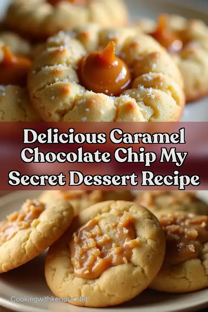 Delicious Caramel Chocolate Chip My Secret Dessert Recipe