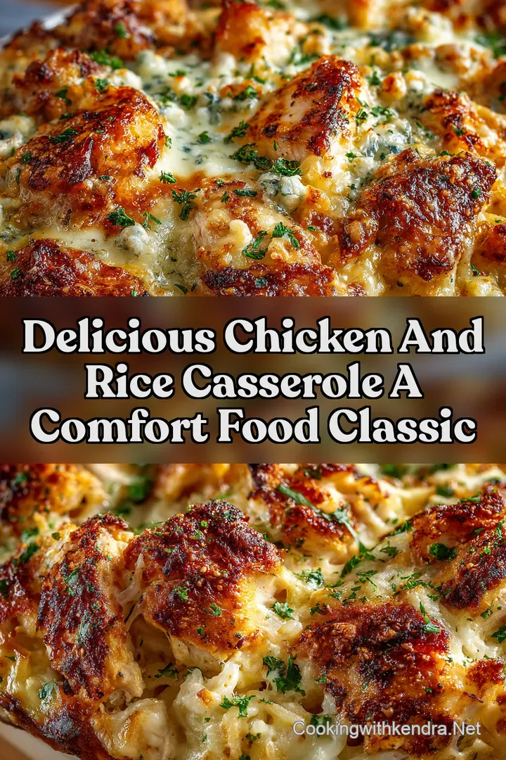 Delicious Chicken And Rice Casserole A Comfort Food Classic