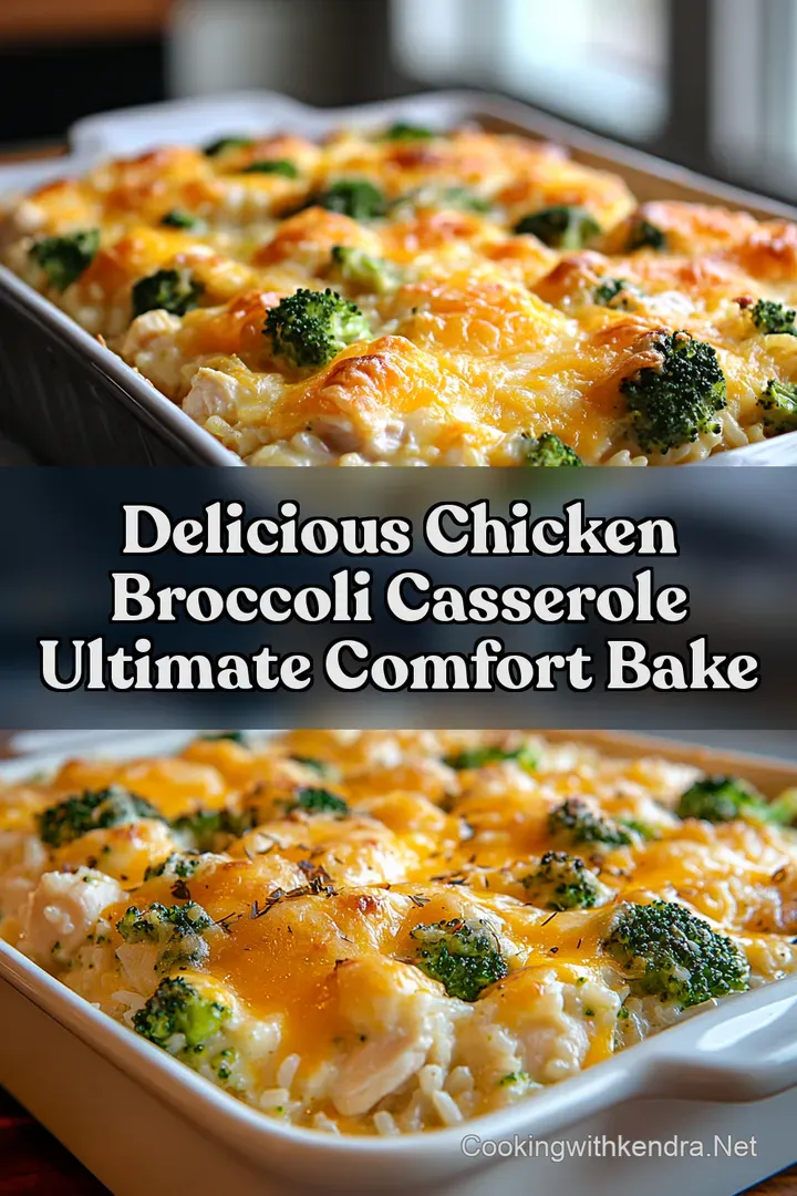 Delicious Chicken Broccoli Casserole Ultimate Comfort Bake