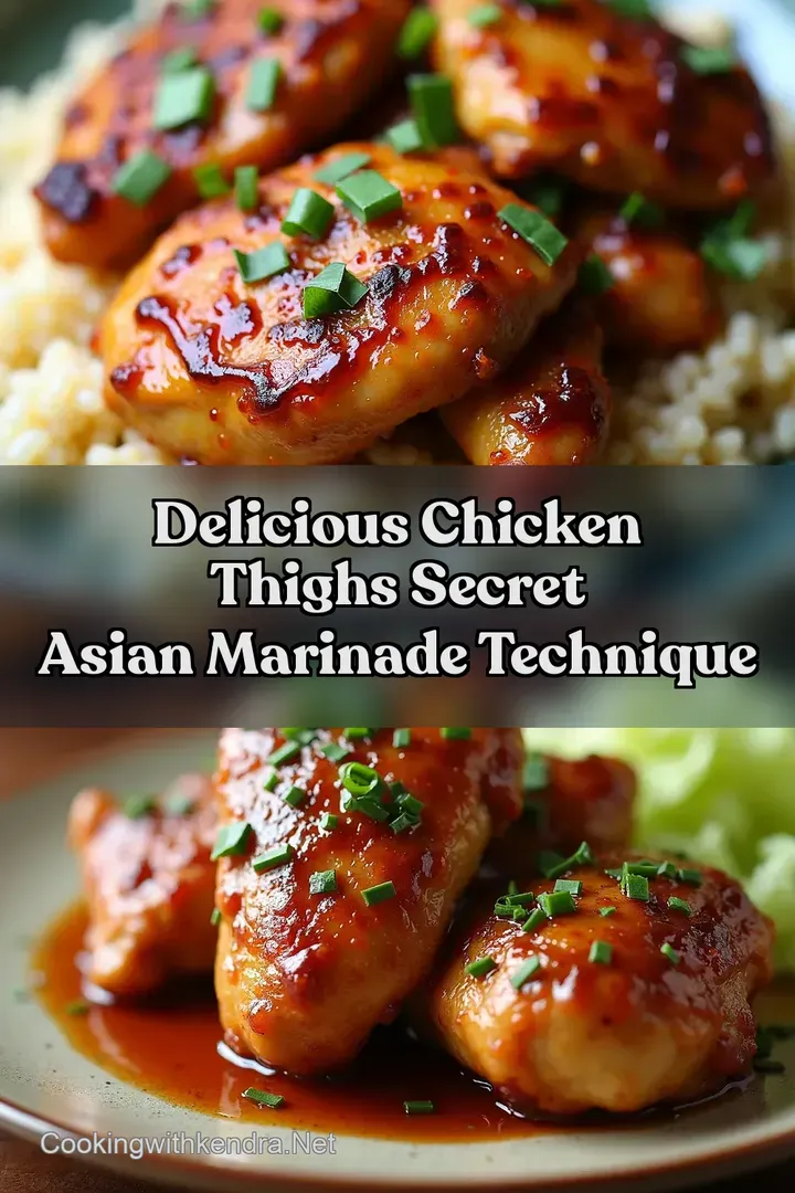 Delicious Chicken Thighs Secret Asian Marinade Technique