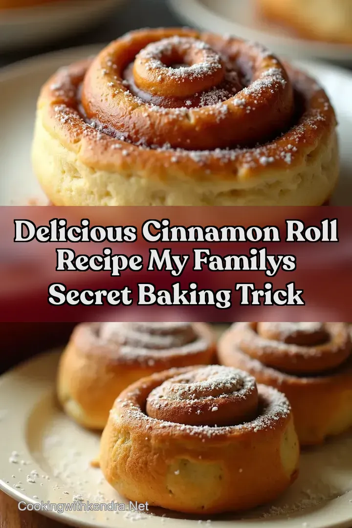 Delicious Cinnamon Roll Recipe My Familys Secret Baking Trick