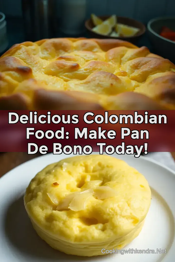 Delicious Colombian Food: Make Pan de Bono Today!