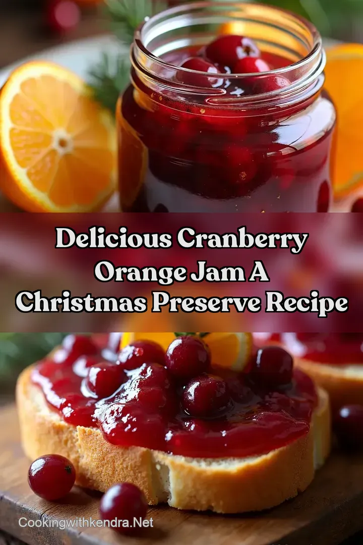 Delicious Cranberry Orange Jam A Christmas Preserve Recipe