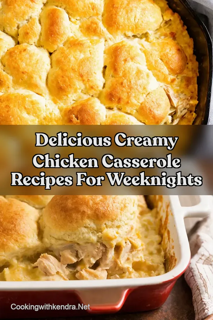 Delicious Creamy Chicken Casserole Recipes for Weeknights