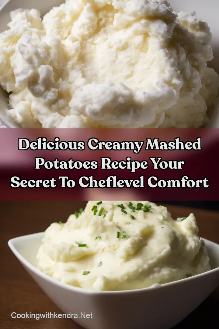Delicious Creamy Mashed Potatoes Recipe Your Secret to ChefLevel Comfort