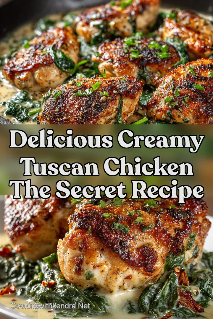Delicious Creamy Tuscan Chicken The Secret Recipe