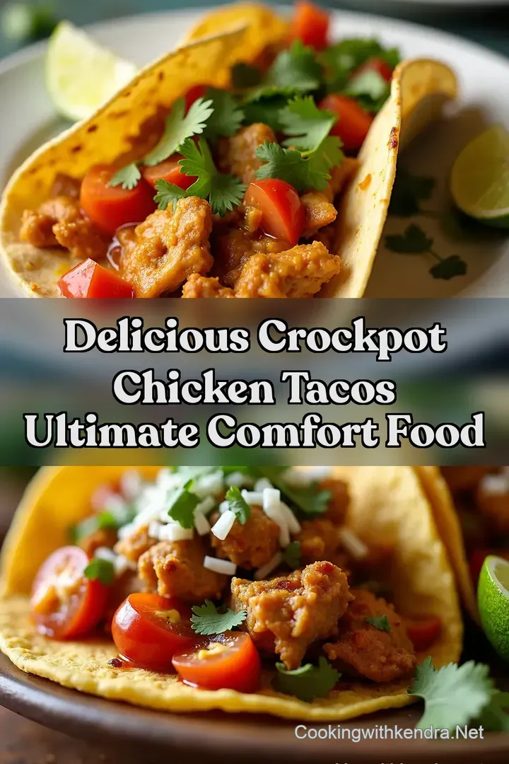 Delicious Crockpot Chicken Tacos Ultimate Comfort Food