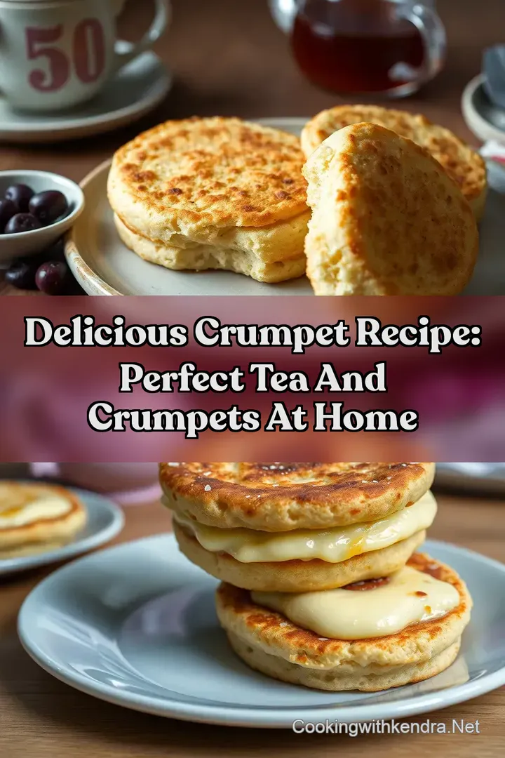 Delicious Crumpet Recipe: Perfect Tea and Crumpets at Home : PIN FOR LATER Delicious Crumpet Recipe: Perfect Tea and Crumpets at Home