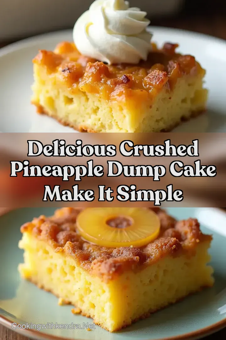 Delicious Crushed Pineapple Dump Cake Make It Simple