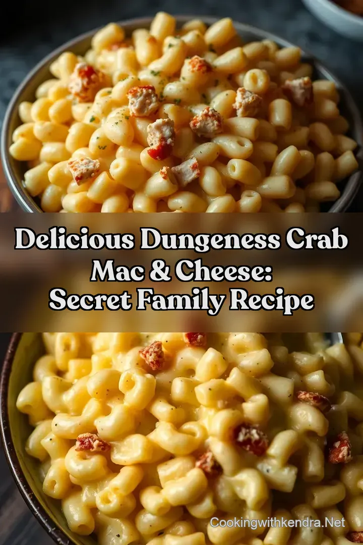 Delicious Dungeness Crab Mac & Cheese: Secret Family Recipe : PIN FOR LATER Delicious Dungeness Crab Mac & Cheese: Secret Family Recipe