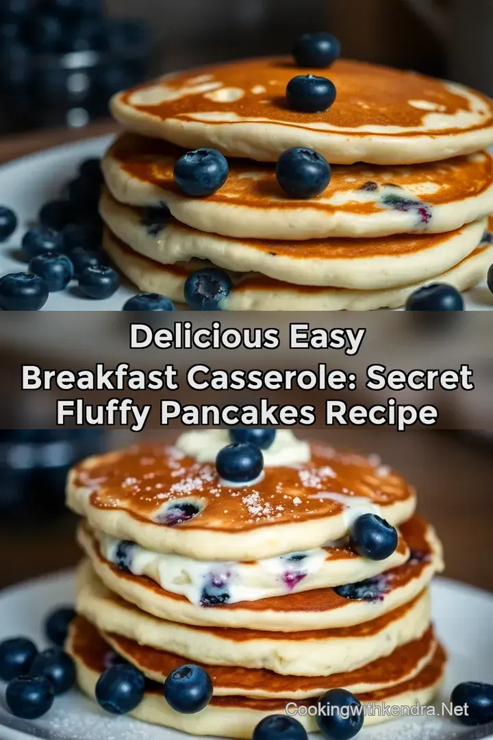 Delicious Easy Breakfast Casserole: Secret Fluffy Pancakes Recipe