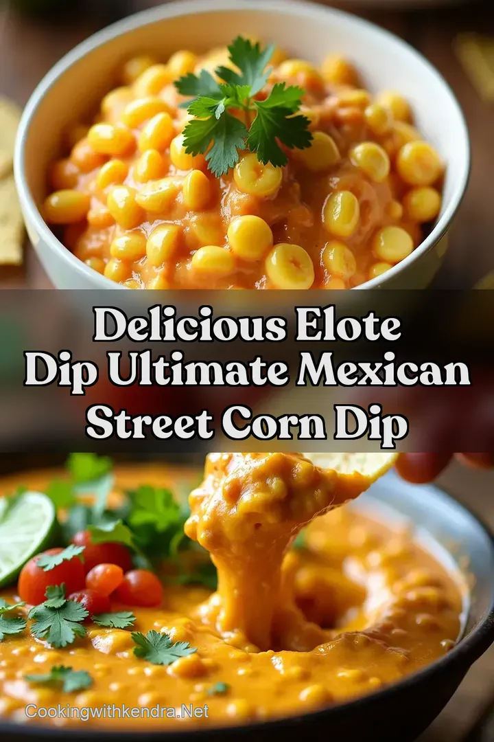 Delicious Elote Dip Ultimate Mexican Street Corn Dip