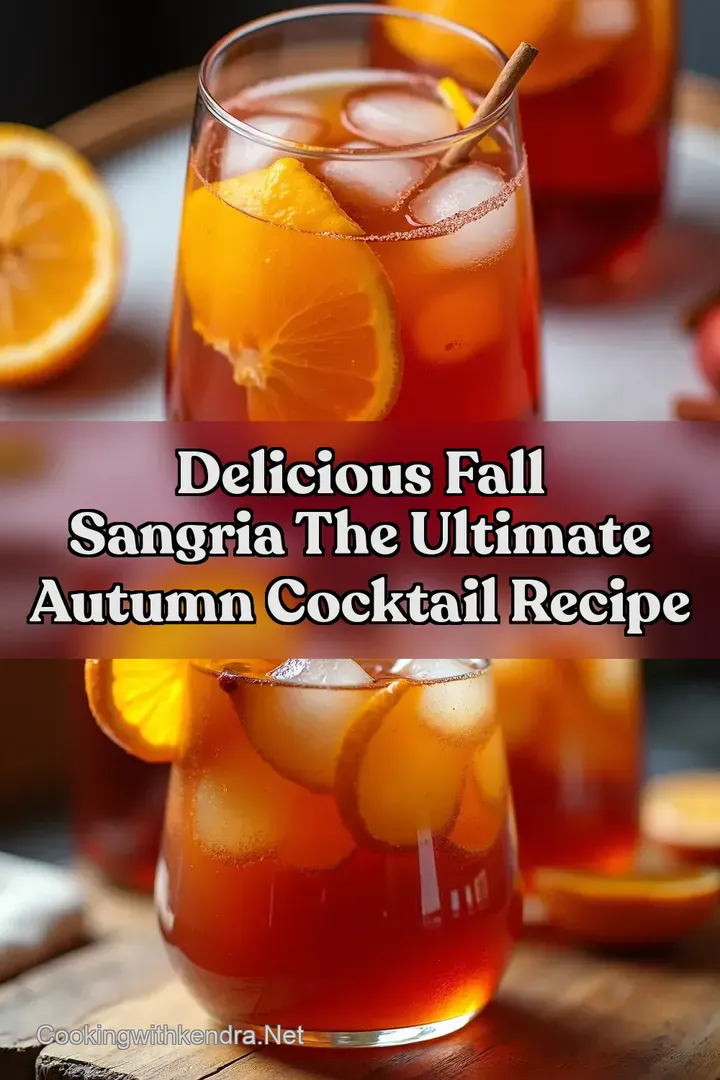 Delicious Fall Sangria The Ultimate Autumn Cocktail Recipe