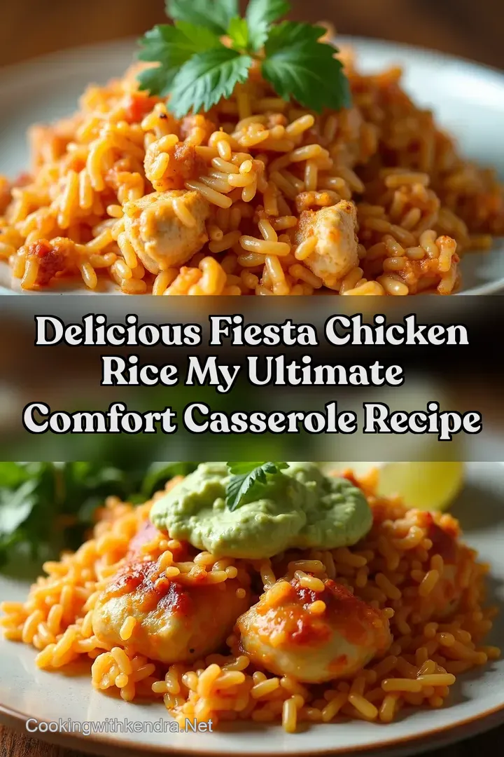 Delicious Fiesta Chicken Rice My Ultimate Comfort Casserole Recipe