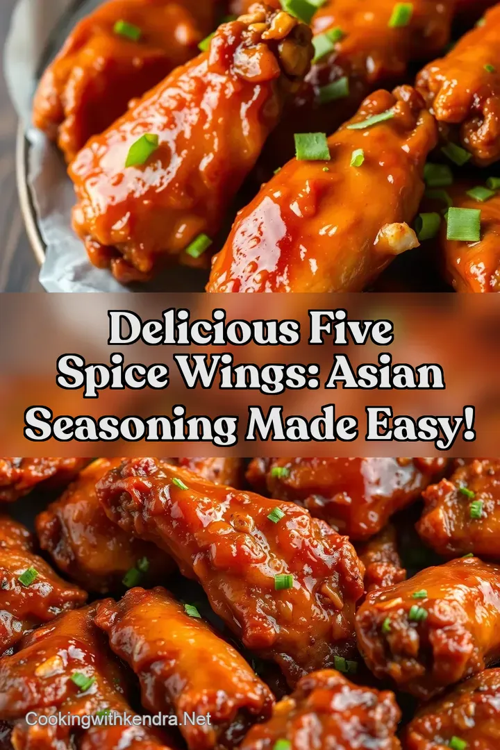 Delicious Five Spice Wings: Asian Seasoning Made Easy! : PIN FOR LATER Delicious Five Spice Wings: Asian Seasoning Made Easy!
