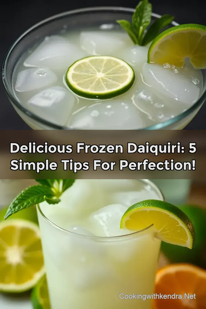 Delicious Frozen Daiquiri: 5 Simple Tips for Perfection!