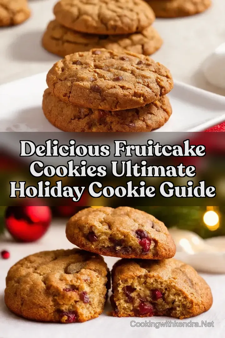 Delicious Fruitcake Cookies Ultimate Holiday Cookie Guide
