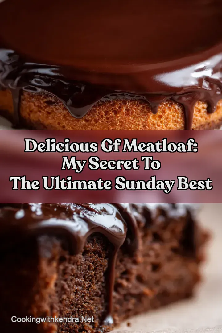 Delicious GF Meatloaf: My Secret To The Ultimate Sunday Best : PIN FOR LATER Delicious GF Meatloaf: My Secret To The Ultimate Sunday Best