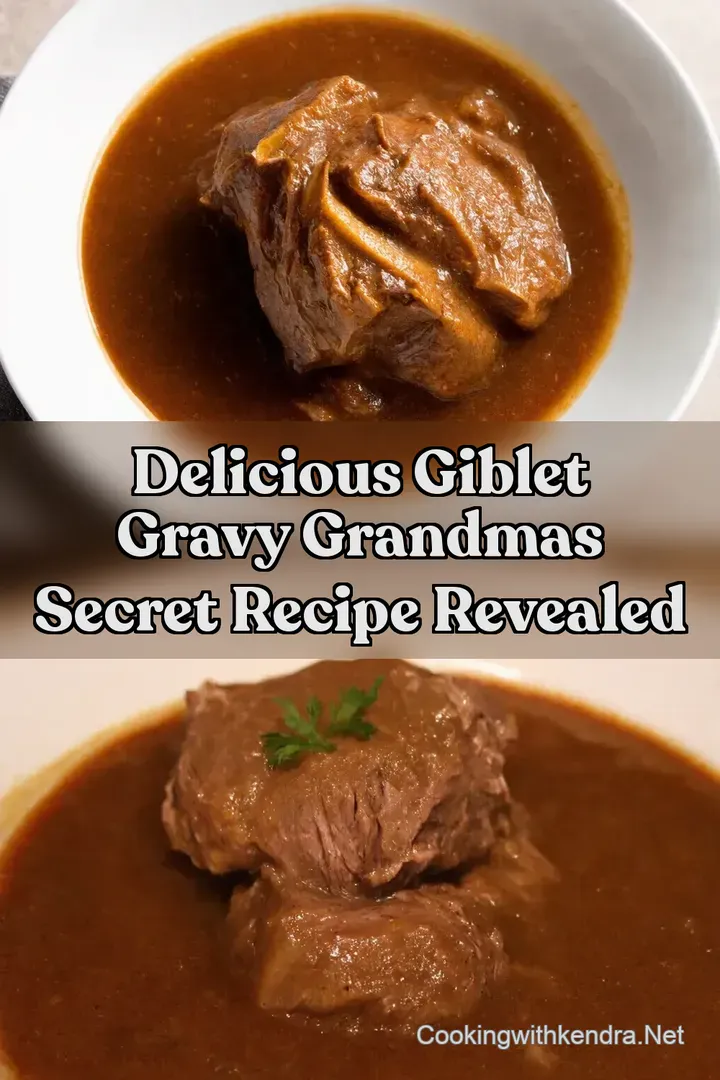 Delicious Giblet Gravy Grandmas Secret Recipe Revealed : PIN FOR LATER Delicious Giblet Gravy Grandmas Secret Recipe Revealed