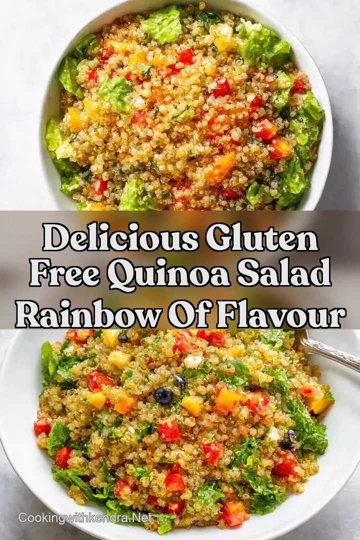 Delicious Gluten Free Quinoa Salad Rainbow of Flavour