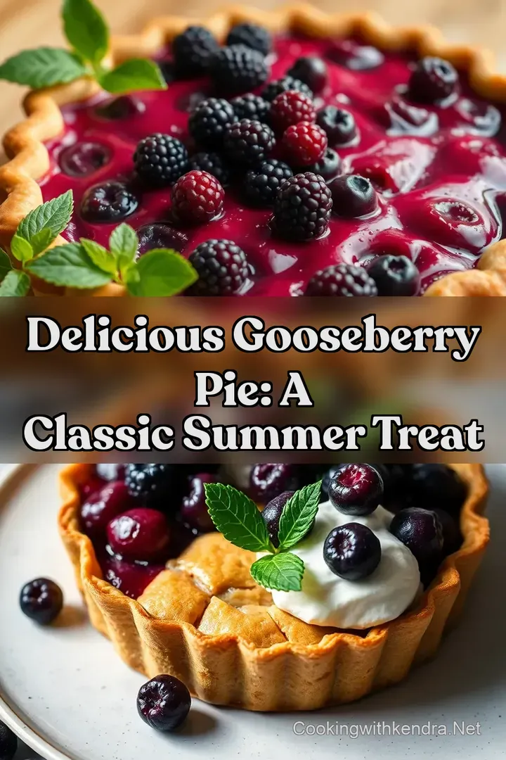 Delicious Gooseberry Pie: A Classic Summer Treat