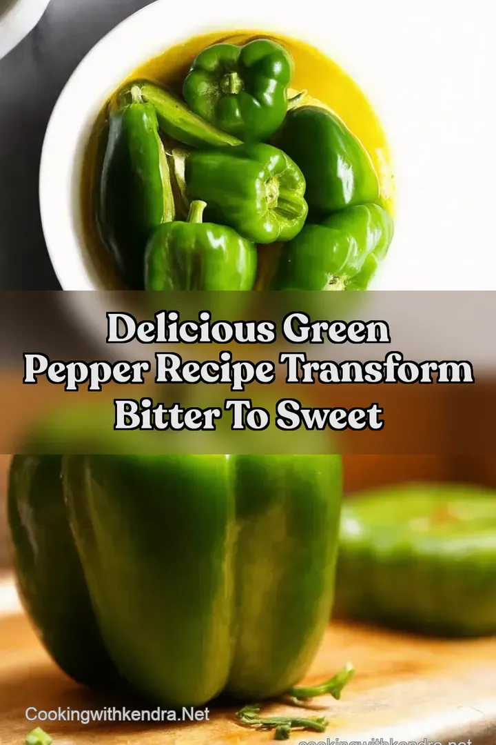 Delicious Green Pepper Recipe Transform Bitter to Sweet : PIN FOR LATER Delicious Green Pepper Recipe Transform Bitter to Sweet