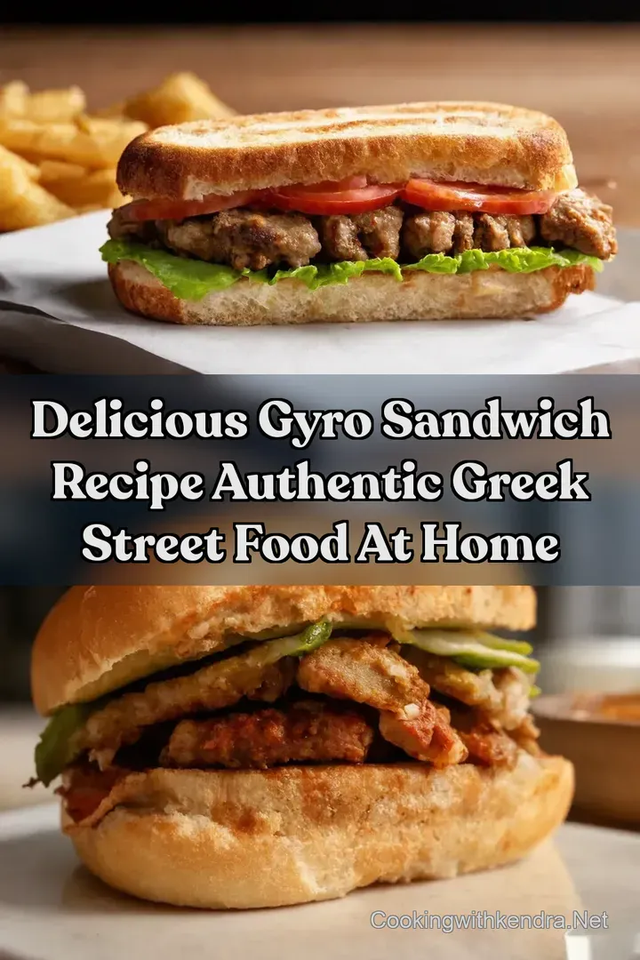 Delicious Gyro Sandwich Recipe Authentic Greek Street Food At Home : PIN FOR LATER Delicious Gyro Sandwich Recipe Authentic Greek Street Food At Home