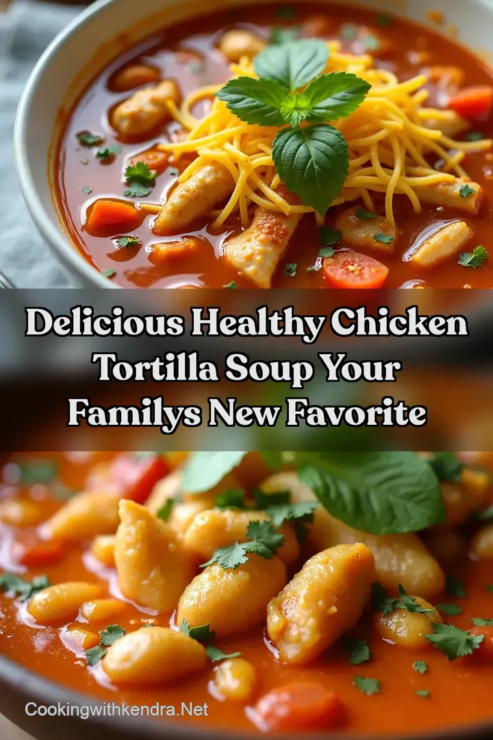 Delicious Healthy Chicken Tortilla Soup Your Familys New Favorite