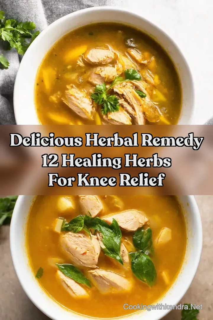 Delicious Herbal Remedy 12 Healing Herbs For Knee Relief