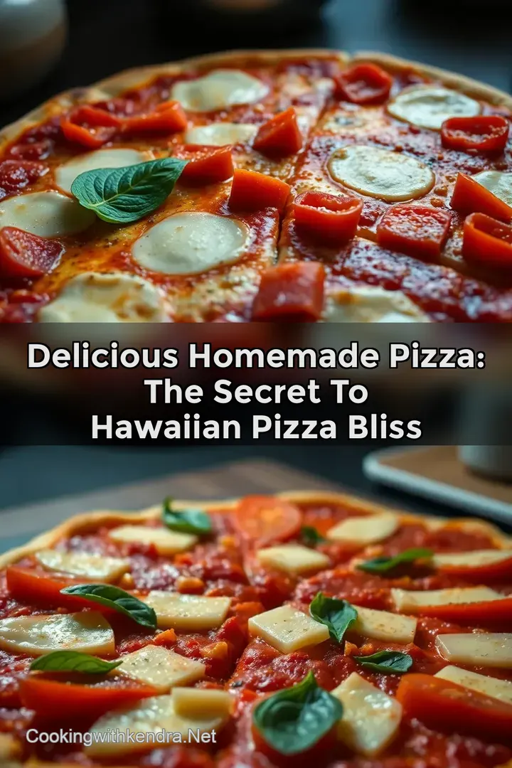 Delicious Homemade Pizza: The Secret to Hawaiian Pizza Bliss