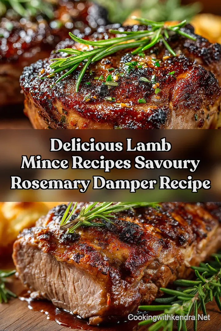 Delicious Lamb Mince Recipes Savoury Rosemary Damper Recipe