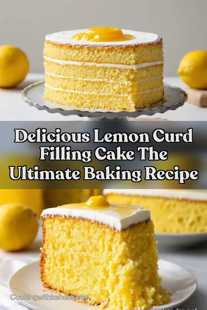 Delicious Lemon Curd Filling Cake The Ultimate Baking Recipe