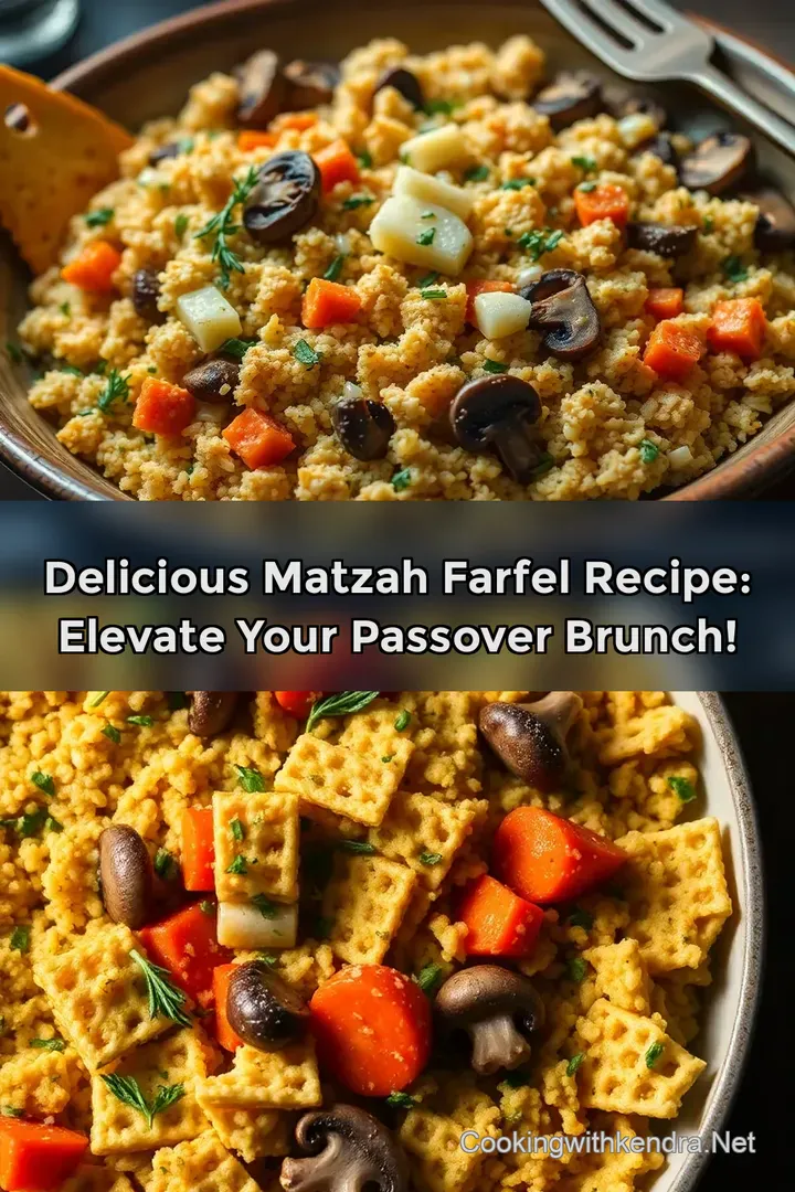 Delicious Matzah Farfel Recipe: Elevate Your Passover Brunch!