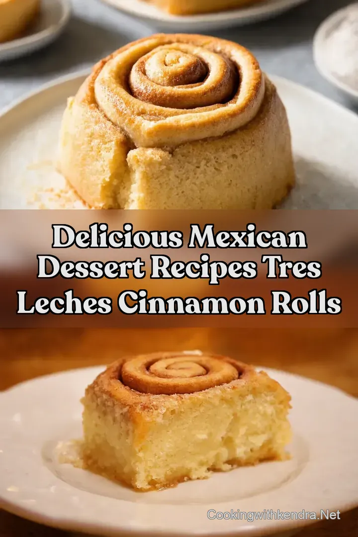 Delicious Mexican Dessert Recipes Tres Leches Cinnamon Rolls