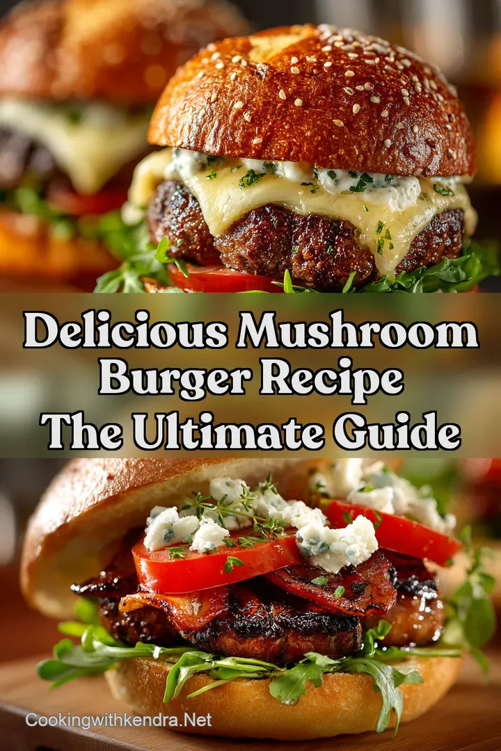 Delicious Mushroom Burger Recipe The Ultimate Guide