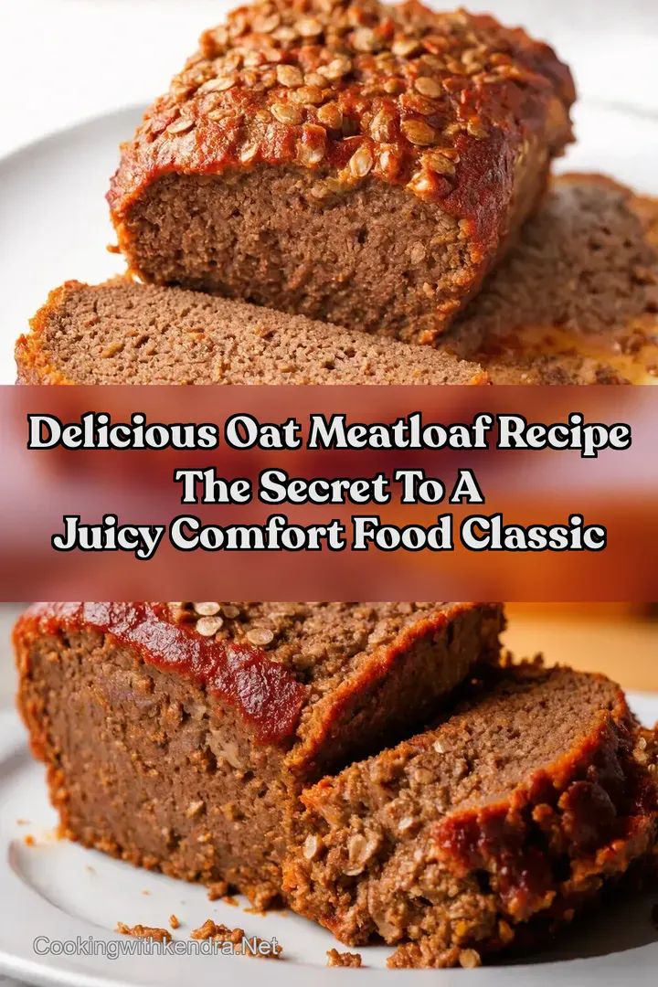 Delicious Oat Meatloaf Recipe The Secret To A Juicy Comfort Food Classic : PIN FOR LATER Delicious Oat Meatloaf Recipe The Secret To A Juicy Comfort Food Classic