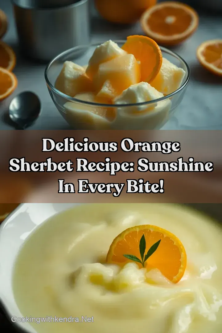 Delicious Orange Sherbet Recipe: Sunshine in Every Bite!