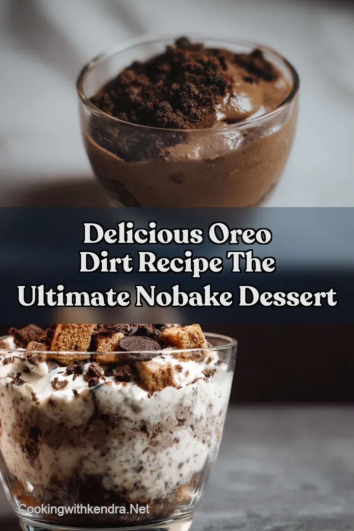 Delicious Oreo Dirt Recipe The Ultimate NoBake Dessert