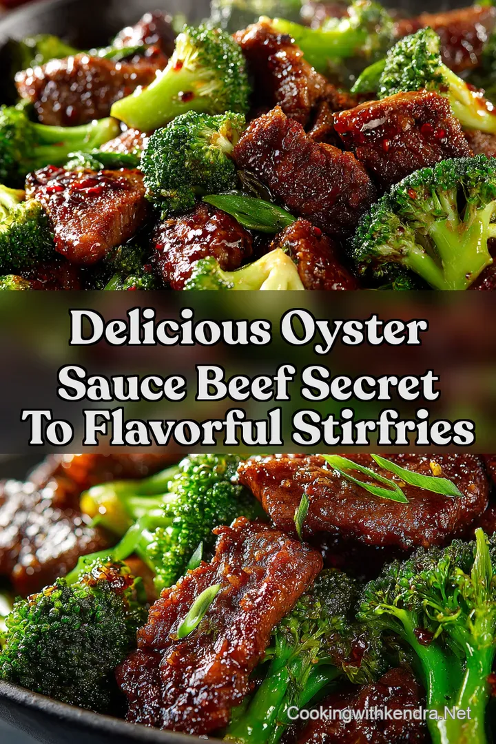 Delicious Oyster Sauce Beef Secret to Flavorful StirFries